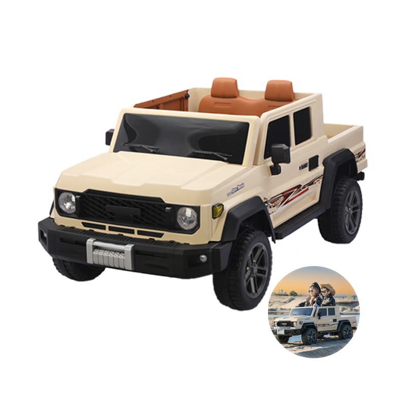 Kinder-Rutschauto mit 12 V, Allradantrieb und Heckladefläche