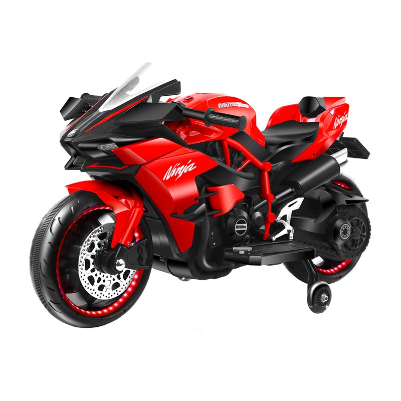 Großes 12-V-Rutschmotorrad für ältere Kinder mit Musik und Licht