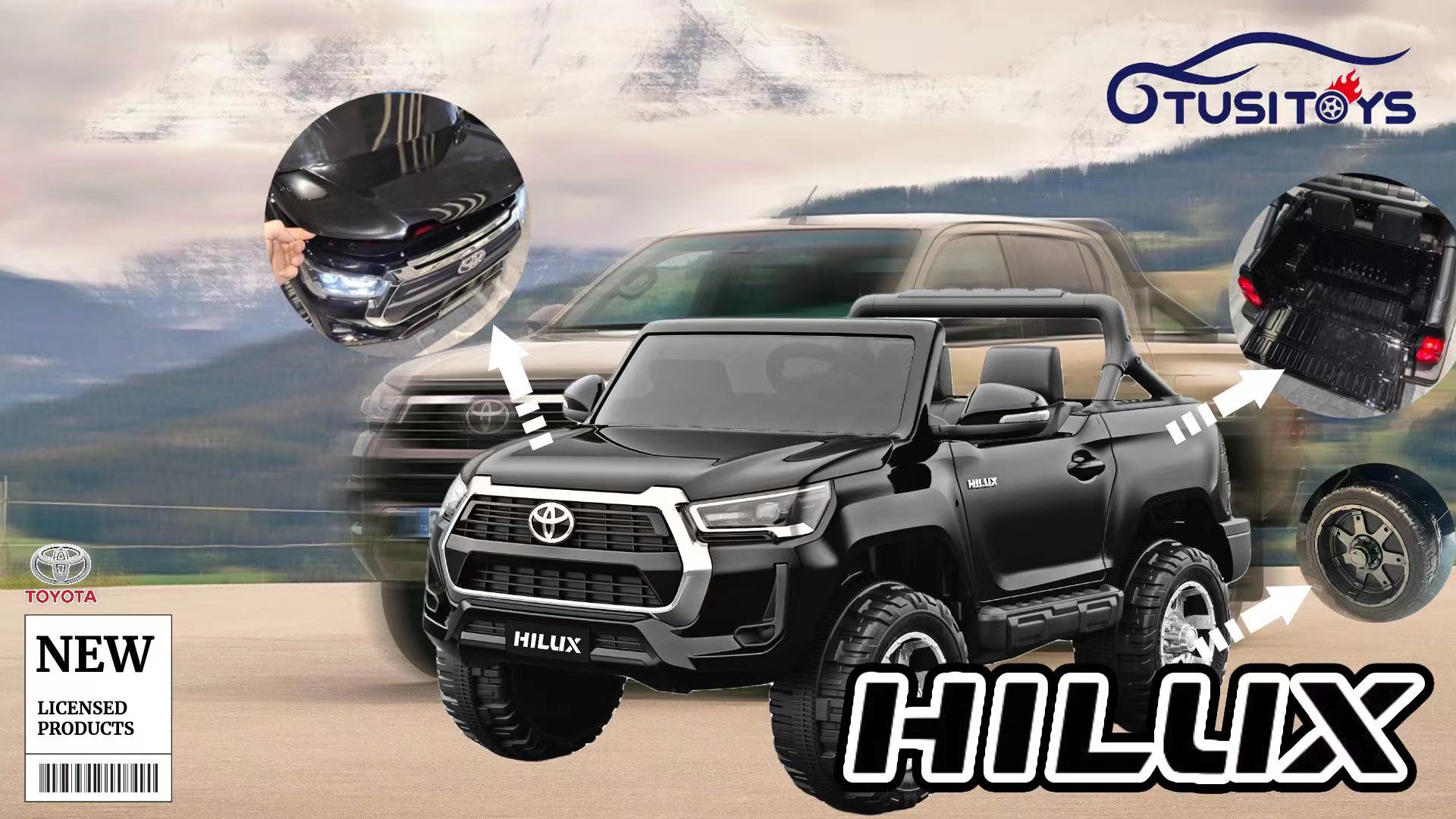 Schauen Sie, was Sie nur von diesem lizenzierten Toyota Hilux-Fahrer bekommen?