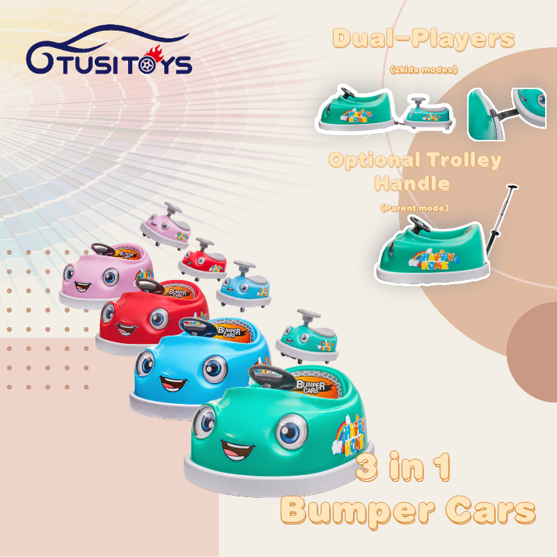 Die größte Innovation sowohl des Dual-Player-Modus als auch des Elternmodus wird auf unsere neuesten Autoscooter angewendet!