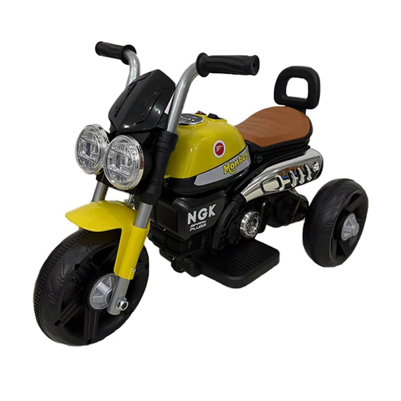 6V-Elektromotorrad für Kinder mit LED-Lichtern und Früherziehung