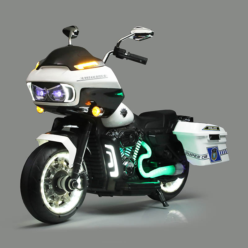 12V 2WD Big Size Ride-On Motorbike for Older Kids with music & light