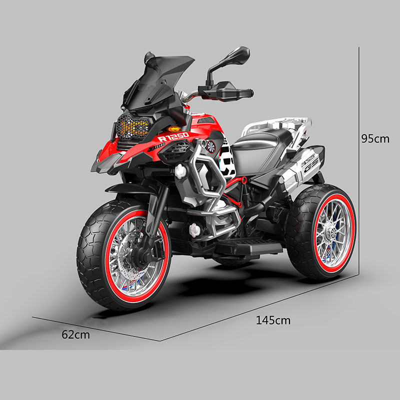 12V Big Size Ride-On Motorbike for Older Kids with MP3 player & Bluetooth