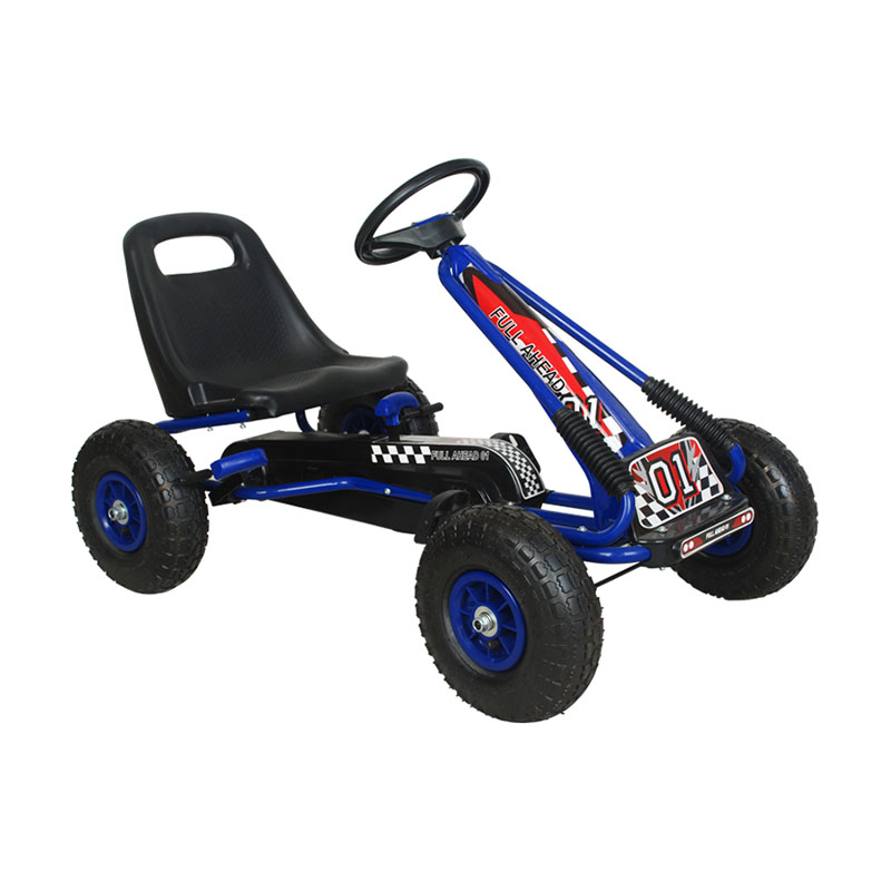 Kids Pedal Go Kart with Air Wheels, Forward & Reverse