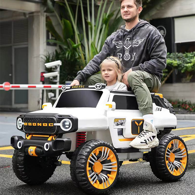 12V 4WD Kids Electric Ride on car with four wheels suspension
