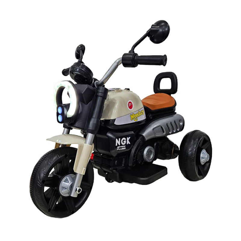Elektrisches Motorrad für Kinder mit LED-Lichtern und Früherziehung