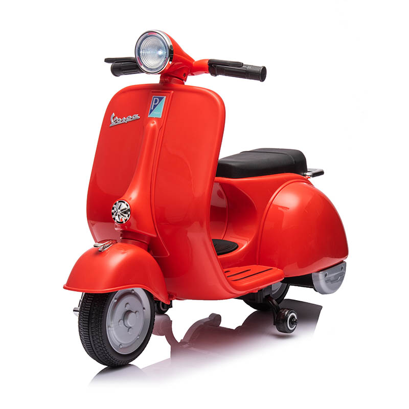 Lizenziertes Kinder-Elektromotorrad Vespa 150 VL1T (1955).
