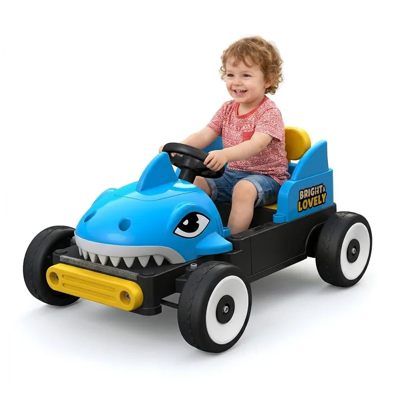 Neues 12V batteriebetriebenes Shark Head 4-Räder Kinder-Fahrauto